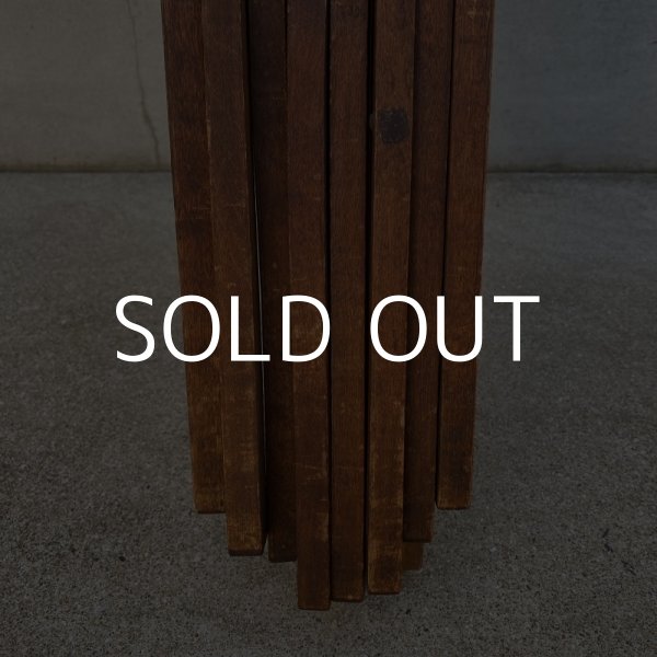 画像7: VINTAGE ANTIQUE DRYING RACK ヴィンテージ アンティーク ドライングラック 洗濯物干し アメリカ / インダストリアル ディスプレイ ウッド フォールディング 店舗什器 USA (1) (7)