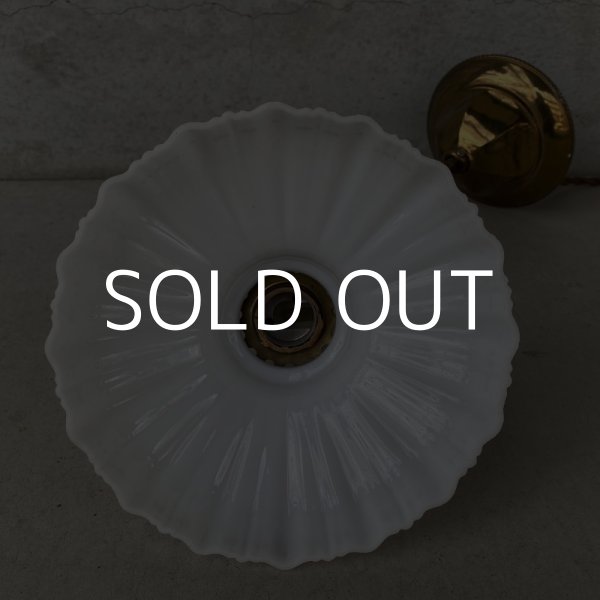 画像3: VINTAGE ANTIQUE LAMP LIGHT WALL LAMP ヴィンテージ アンティーク ライト ウォールランプ ブラケットランプ 照明 アメリカ / 壁付けランプ ミルクガラスシェード 店舗什器 USA (2) (3)