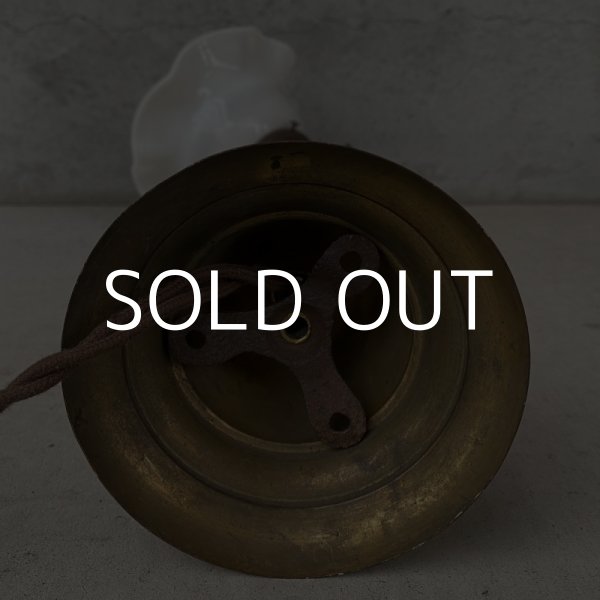 画像8: VINTAGE ANTIQUE LAMP LIGHT WALL LAMP ヴィンテージ アンティーク ライト ウォールランプ ブラケットランプ 照明 アメリカ / 壁付けランプ ミルクガラスシェード 店舗什器 USA (1) (8)