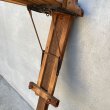 画像4: VINTAGE ANTIQUE DRYING RACK ヴィンテージ アンティーク ドライングラック 洗濯物干し アメリカ / インダストリアル ディスプレイ ウッド フォールディング 店舗什器 USA (2) (4)