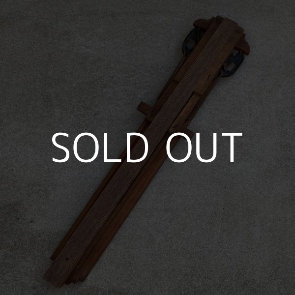 画像3: VINTAGE ANTIQUE DRYING RACK ヴィンテージ アンティーク ドライングラック 洗濯物干し アメリカ / インダストリアル ディスプレイ ウッド フォールディング 店舗什器 USA (2) (3)