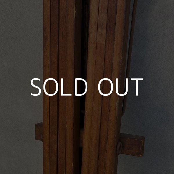 画像6: VINTAGE ANTIQUE DRYING RACK ヴィンテージ アンティーク ドライングラック 洗濯物干し アメリカ / インダストリアル ディスプレイ ウッド フォールディング 店舗什器 USA (2) (6)