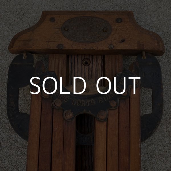 画像5: VINTAGE ANTIQUE DRYING RACK ヴィンテージ アンティーク ドライングラック 洗濯物干し アメリカ / インダストリアル ディスプレイ ウッド フォールディング 店舗什器 USA (2) (5)