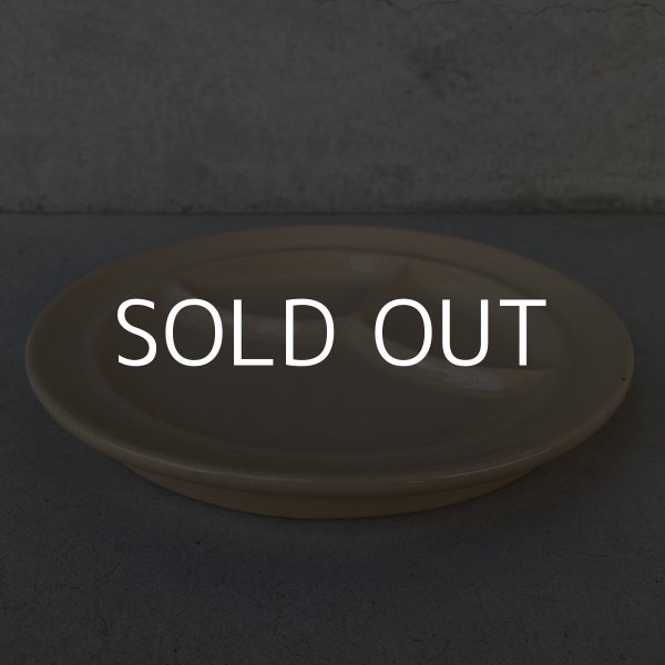 画像3: VINTAGE ANTIQUE TEPCO ヴィンテージ アンティーク テプコ トレー プレート 皿 / アメリカ 陶器 食器 仕切り ダイナー USA  (2) (3)