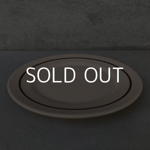 画像3: VINTAGE ANTIQUE WELLSVILLE CHAINA ヴィンテージ アンティーク トレー プレート 皿 / アメリカ アイボリー 陶器 食器 ダイナー USA  (2) (3)