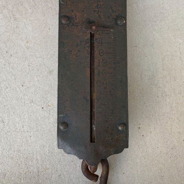画像5: VINTAGE ANTIQUE FRARY'S SPRING SCALE ヴィンテージ アンティーク スケール アメリカ / インダストリアル 量り 吊り下げ 秤 USA  (5)