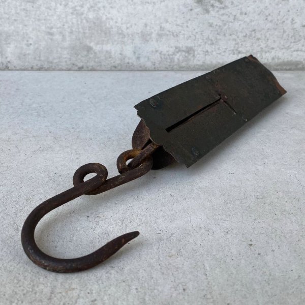画像3: VINTAGE ANTIQUE FRARY'S SPRING SCALE ヴィンテージ アンティーク スケール アメリカ / インダストリアル 量り 吊り下げ 秤 USA  (3)