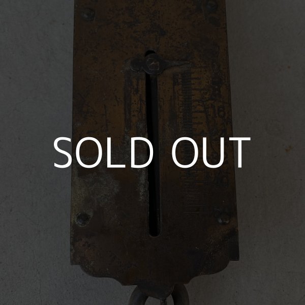 画像5: VINTAGE ANTIQUE LANDERS SPRING SCALE ヴィンテージ アンティーク スケール アメリカ / インダストリアル 量り 吊り下げ 秤 USA  (5)