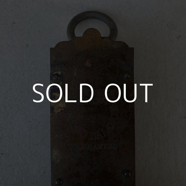 画像4: VINTAGE ANTIQUE LANDERS SPRING SCALE ヴィンテージ アンティーク スケール アメリカ / インダストリアル 量り 吊り下げ 秤 USA  (4)