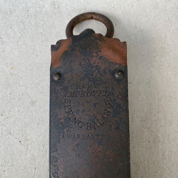 画像4: VINTAGE ANTIQUE FRARY'S SPRING SCALE ヴィンテージ アンティーク スケール アメリカ / インダストリアル 量り 吊り下げ 秤 USA  (4)