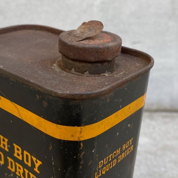 画像7: VINTAGE ANTIQUE DUTCH BOY ヴィンテージ アンティーク ダッチボーイ TIN缶 オイル缶  / コレクタブル アドバタイジング オブジェ ディスプレイ 企業物 アメリカ (3) (7)