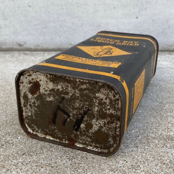 画像6: VINTAGE ANTIQUE DUTCH BOY ヴィンテージ アンティーク ダッチボーイ TIN缶 オイル缶  / コレクタブル アドバタイジング オブジェ ディスプレイ 企業物 アメリカ (3) (6)