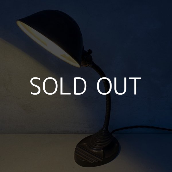 画像11: VINTAGE DESKLAMP EAGLE ヴィンテージ デスクランプ イーグル デスクライト スタンドライト 卓上ライト アメリカ / インダストリアル グースネック 照明 工業用 USA (2) (11)