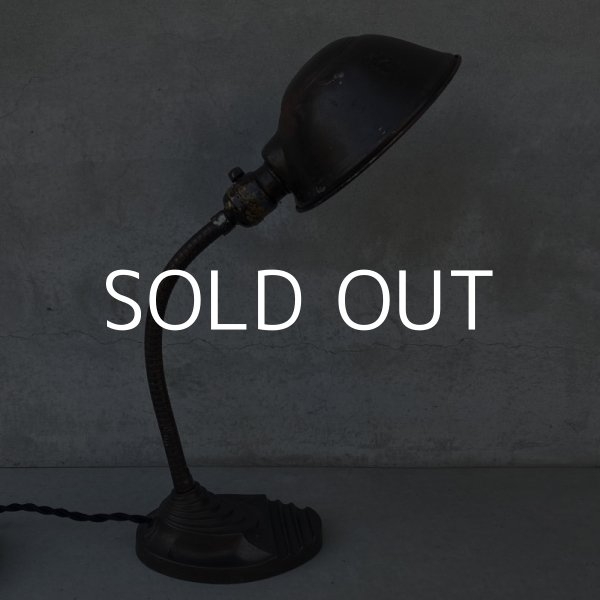 画像3: VINTAGE DESKLAMP EAGLE ヴィンテージ デスクランプ イーグル デスクライト スタンドライト 卓上ライト アメリカ / インダストリアル グースネック 照明 工業用 USA (2) (3)