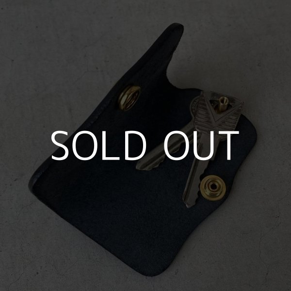 画像8: RUST LEATHER ORIGINAL KEYCASE ラストレザー オリジナル キーケース サドルレザー レザー 革 革小物 ブラック 黒色  (8)