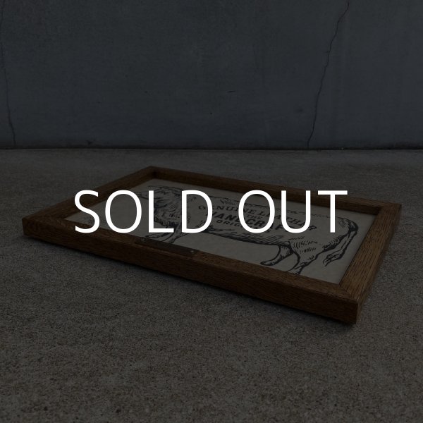 画像3: RUST LEATHER ラストレザー オリジナル フレーム 額装 壁掛け ディスプレイ インテリア 木製 牛 (3)