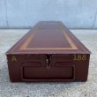 画像3: VINTAGE ANTIQUE SAFETYBOX ヴィンテージ アンティーク セイフティボックス アメリカ / インテリア ディスプレイ ボルドー ケース 貸金庫 収納 小物入れ 箱 店舗什器 USA (1) (3)