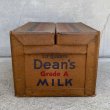 画像3: VINTAGE ANTIQUE DEAN MILK CO. BOX ヴィンテージ アンティーク ボックス 箱 アメリカ / ディスプレイ インテリア 店舗什器 企業物 運搬用 USA (3)