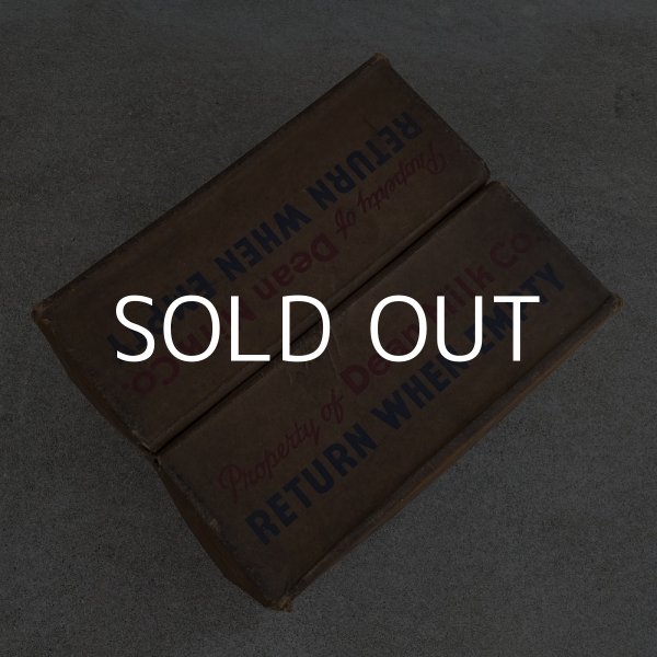 画像6: VINTAGE ANTIQUE DEAN MILK CO. BOX ヴィンテージ アンティーク ボックス 箱 アメリカ / ディスプレイ インテリア 店舗什器 企業物 運搬用 USA (6)