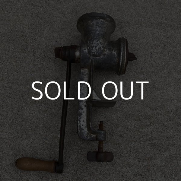 画像2: VINTAGE ANTIQUE FOOD CHOPPER KEYSTONE C.I.CO. BOYERTOWN ヴィンテージ アンティーク フードチョッパー ミートグラインダー アメリカ / インダストリアル キッチン インテリア キャストアイアン 道具 USA (2)