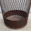 画像6: VINTAGE ANTIQUE WIRE BASKET ヴィンテージ アンティーク ワイヤーバスケット ゴミ箱 アメリカ / インダストリアル ダストボックス 収納 インテリア USA (2) (6)