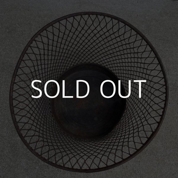 画像3: VINTAGE ANTIQUE WIRE BASKET ヴィンテージ アンティーク ワイヤーバスケット ゴミ箱 アメリカ / インダストリアル ダストボックス 収納 インテリア USA (2) (3)