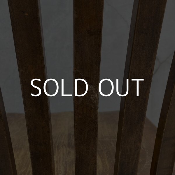 画像7: VINTAGE ANTIQUE ヴィンテージ アンティーク 椅子 アメリカ / チェア インダストリアル ウッド 回転椅子 家具 木製 店舗 什器 USA (2) (7)