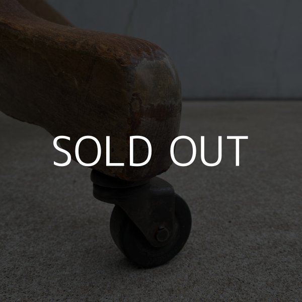 画像10: VINTAGE ANTIQUE ヴィンテージ アンティーク 椅子 アメリカ / チェア インダストリアル ウッド 回転椅子 家具 木製 店舗 什器 USA (2) (10)