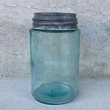 画像2: VINTAGE ANTIQUE SWAY ZEE'S MASON JAR ヴィンテージ アンティーク  メイソンジャー ガラス瓶 アメリカ / 小物入れ 店舗什器 USA (2)