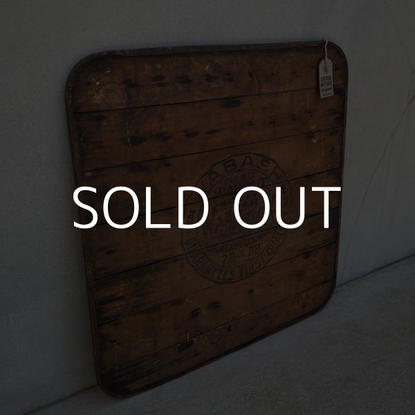画像1: VINTAGE ANTIQUE WABASH SCREEN DOOR CO. STOVE BORD ヴィンテージ アンティーク ストーブボード ストーブ台 アメリカ / 壁掛け 店舗什器 USA (1)