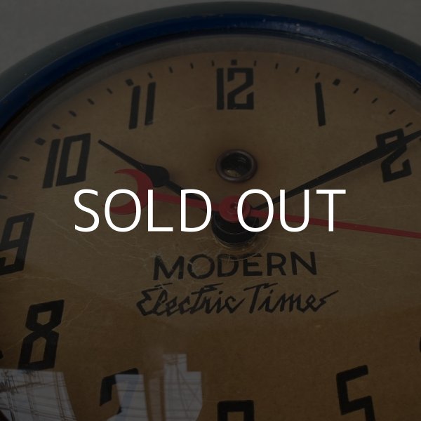 画像7: VINTAGE ANTIQUE MODERN ELECTRIC TIMES WALL CLOCK ヴィンテージ アンティーク ウォールクロック / アメリカ 壁掛け時計 インダストリアル  八角形 USA (7)