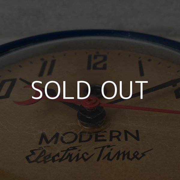 画像8: VINTAGE ANTIQUE MODERN ELECTRIC TIMES WALL CLOCK ヴィンテージ アンティーク ウォールクロック / アメリカ 壁掛け時計 インダストリアル  八角形 USA (8)