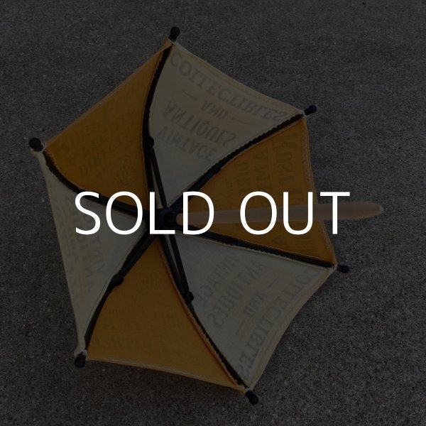 画像7: RUST LEATHER ORIGINAL UMBRELLA ラストレザー オリジナル ミニチュアアンブレラ 傘 コレクタブル アドバタイジングアンブレラ オブジェ 置物 (7)