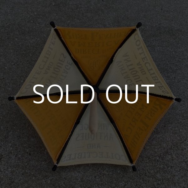 画像6: RUST LEATHER ORIGINAL UMBRELLA ラストレザー オリジナル ミニチュアアンブレラ 傘 コレクタブル アドバタイジングアンブレラ オブジェ 置物 (6)