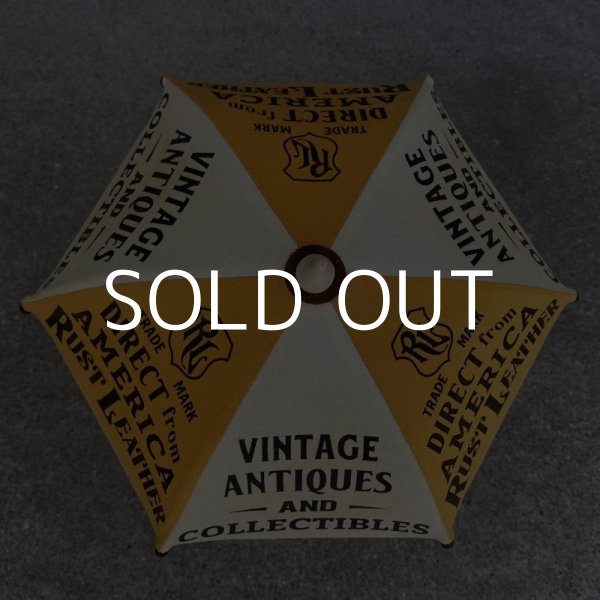 画像5: RUST LEATHER ORIGINAL UMBRELLA ラストレザー オリジナル ミニチュアアンブレラ 傘 コレクタブル アドバタイジングアンブレラ オブジェ 置物 (5)