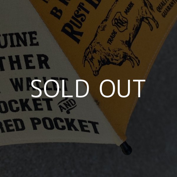 画像8: RUST LEATHER ORIGINAL UMBRELLA ラストレザー オリジナル ミニチュアアンブレラ 傘 コレクタブル アドバタイジングアンブレラ オブジェ 置物 牛 (8)