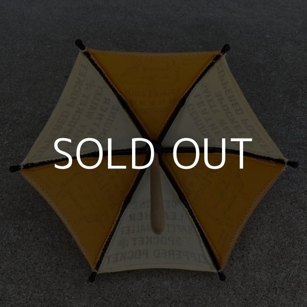 画像6: RUST LEATHER ORIGINAL UMBRELLA ラストレザー オリジナル ミニチュアアンブレラ 傘 コレクタブル アドバタイジングアンブレラ オブジェ 置物 牛 (6)