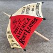 画像5: RUST LEATHER ORIGINAL UMBRELLA ラストレザー オリジナル ミニチュアアンブレラ 傘 コレクタブル アドバタイジングアンブレラ オブジェ 置物 赤色 (5)