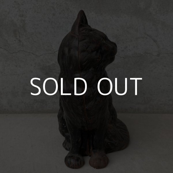 画像3: VINTAGE ANTIQUE HUBLEY DOORSTOPPER CAT OBJECT ヴィンテージ アンティーク ドアストッパー ねこ アメリカ / コレクタブル オブジェ キャストアイアイン 猫 置物 店舗什器 USA (3)