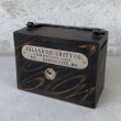 画像1: VINTAGE ANTIQUE W.F.BURNS CO COINBANK JAPANNED ヴィンテージ アンティーク コインバンク ジャパンド ジャパンカラー アメリカ / コレクタブル 貯金箱 オブジェ USA (1)