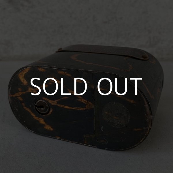 画像7: VINTAGE ANTIQUE  BURNS CO.NY COINBANK JAPANNED ヴィンテージ アンティーク コインバンク ジャパンド ジャパンカラー アメリカ / コレクタブル 貯金箱 オブジェ USA (7)