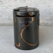 画像4: VINTAGE ANTIQUE  BURNS CO.NY COINBANK JAPANNED ヴィンテージ アンティーク コインバンク ジャパンド ジャパンカラー アメリカ / コレクタブル 貯金箱 オブジェ USA (4)