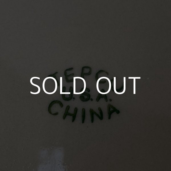 画像4: VINTAGE ANTIQUE TEPCO ヴィンテージ アンティーク テプコ プレート 小皿 / アメリカ 陶器 食器 レストラン ダイナー USA (3) (4)