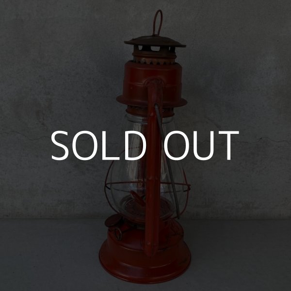 画像4: VINTAGE ANTIQUE DIETZ LANTERN ヴィンテージ アンティーク デイツ ランタン オイルランプ アメリカ / ハリケーンランタン 赤色 キャンプ アウトドア  (4)