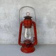 画像1: VINTAGE ANTIQUE DIETZ LANTERN ヴィンテージ アンティーク デイツ ランタン オイルランプ アメリカ / ハリケーンランタン 赤色 キャンプ アウトドア  (1)