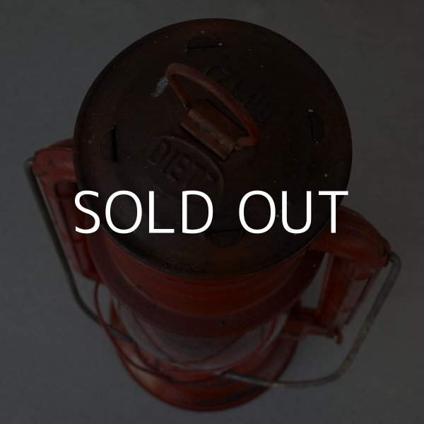 画像5: VINTAGE ANTIQUE DIETZ LANTERN ヴィンテージ アンティーク デイツ ランタン オイルランプ アメリカ / ハリケーンランタン 赤色 キャンプ アウトドア  (5)