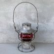 画像2: VINTAGE ANTIQUE ADLAKE 250 RAILROAD LANTERN ヴィンテージ アンティーク アドレイク ランタン オイルランプ アメリカ / レイルロードランタン レッドグローブ 赤色 キャンプ アウトドア USA  (6) (2)