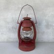 画像1: VINTAGE ANTIQUE EMBURY MFG CO. LANTERN ヴィンテージ アンティーク ランタン オイルランプ アメリカ / ハリケーンランタン 赤色 キャンプ アウトドア USA (4) (1)