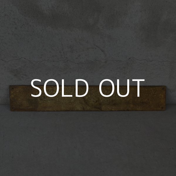 画像2: VINTAGE ANTIQUE MONEY ORDERS PLATE SIGN ヴィンテージ アンティーク プレート 看板  アメリカ / インダストリアル  インテリア レジ 店舗什器 壁掛け USA (2)