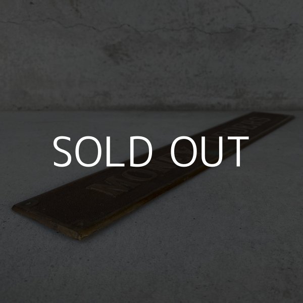 画像3: VINTAGE ANTIQUE MONEY ORDERS PLATE SIGN ヴィンテージ アンティーク プレート 看板  アメリカ / インダストリアル  インテリア レジ 店舗什器 壁掛け USA (3)